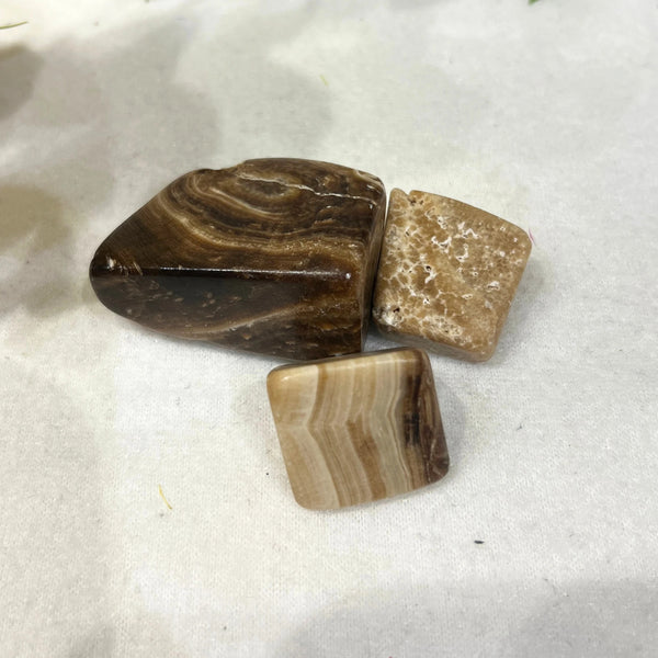 Aragoniet Trommelstenen 100 Gram A-Kwaliteit uit Afghanistan