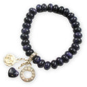 Armband blaufluss met bedels