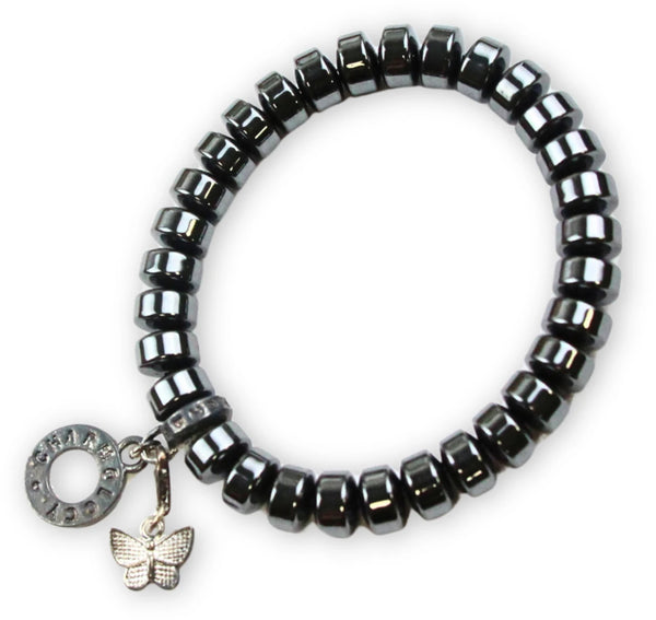 Armband Hematiet met bedels