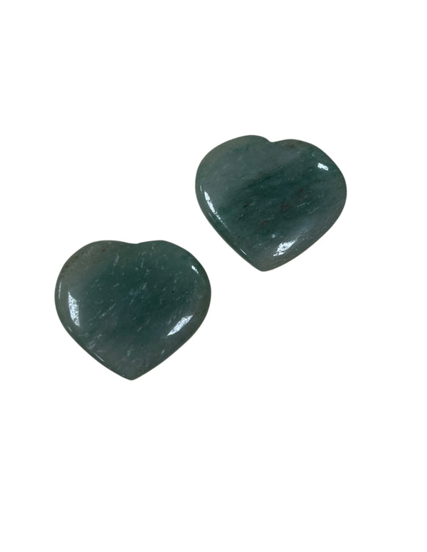 Hartvormige Edelsteen Aventurijn Groen (30 mm)