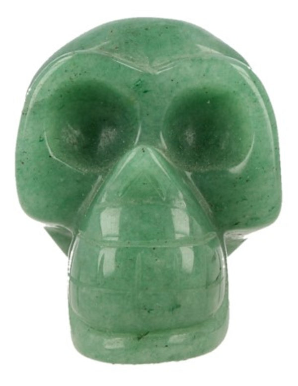 Kristallen Schedel Aventurijn Groen - 45 mm
