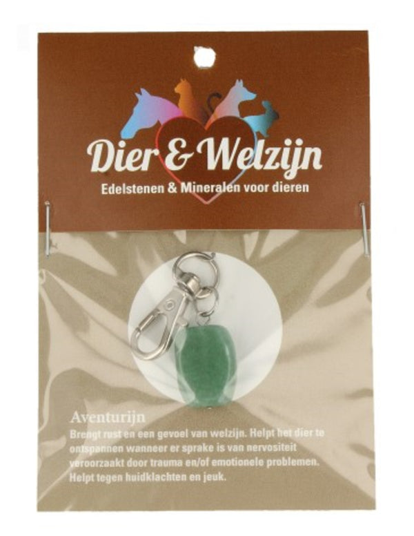 Aventurijn groen halsband hanger Dier & Welzijn