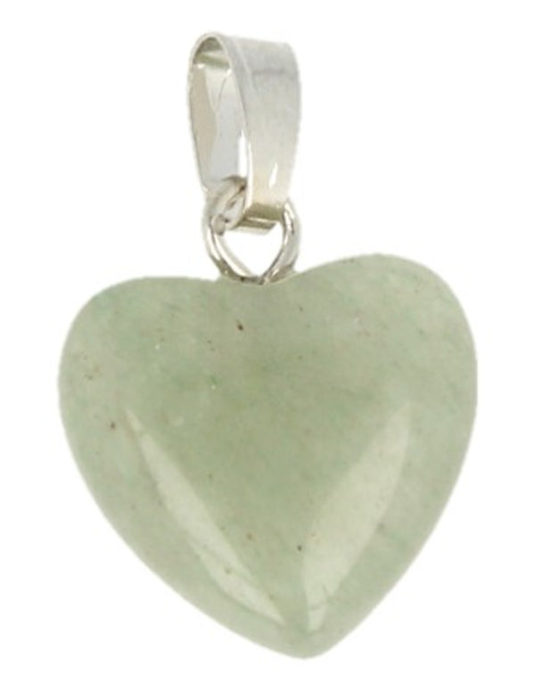 Hartvormige Edelstenen Hanger Aventurijn Groen (12 mm)