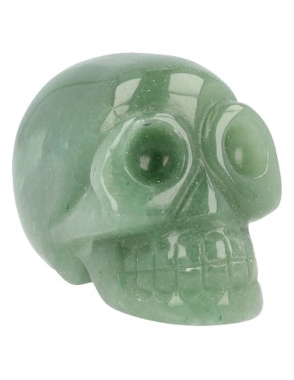 Kristallen Schedel Aventurijn Groen Traveler (60 mm)