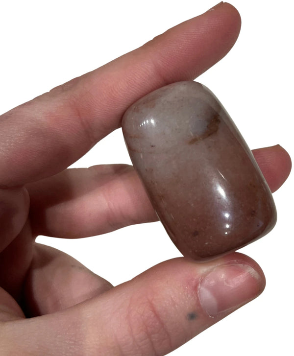 Rode Aventurijn Trommelstenen 500 gram uit Brazilië Eoziet