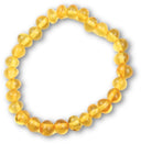 Barnsteen kinderarmband geel (Amber)
