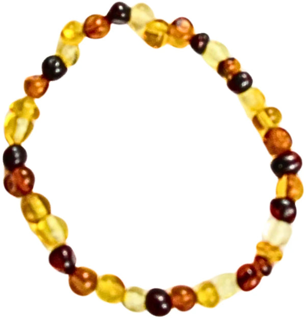 Barnsteen kinderarmband multikleur (Amber)