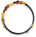 Barnsteen spiraal bar armband (Amber)