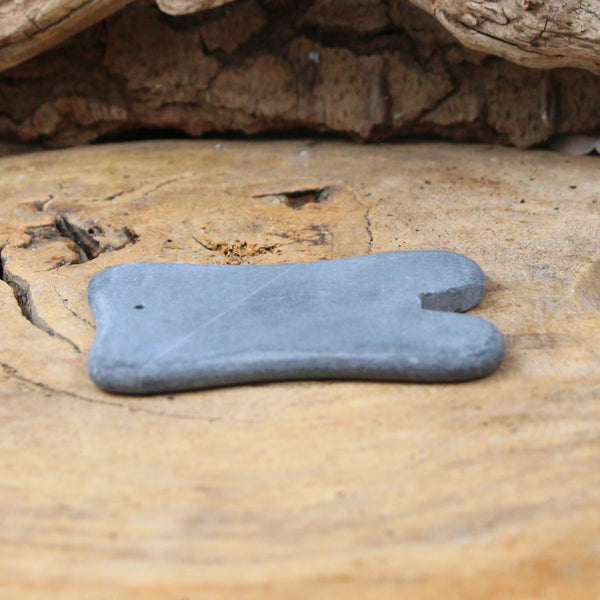Guasha Schraper Basalt Rechthoek