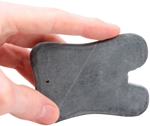 Guasha Schraper Basalt Rechthoek