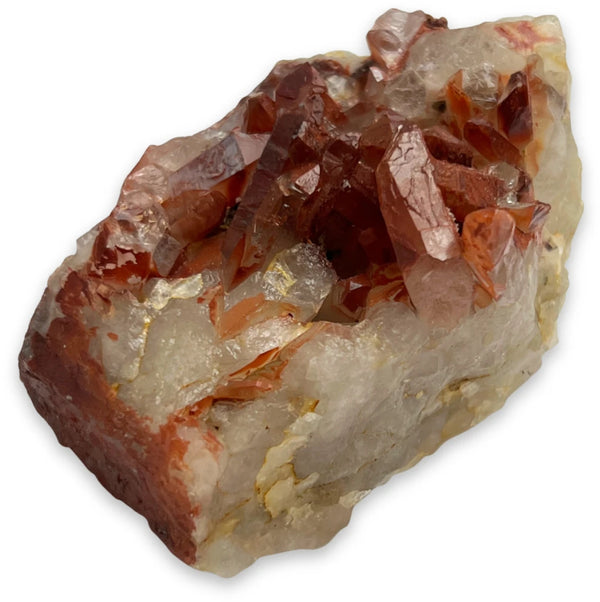Rood Bergkristal Ruw 7,5 X 5,5 X 5 Cm Brazilië Nr.37