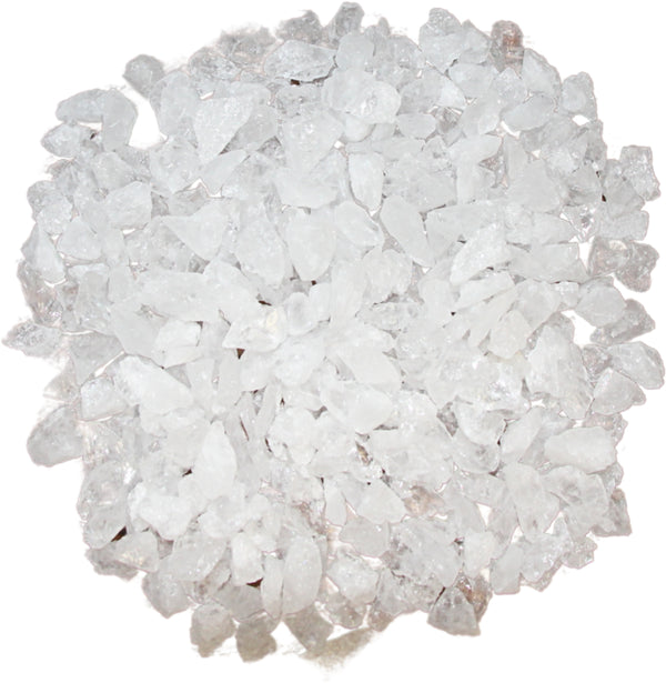 Bergkristal split 100 gr. ruwe brokjes