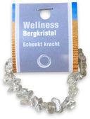 Bergkristal splitarmband + kaart