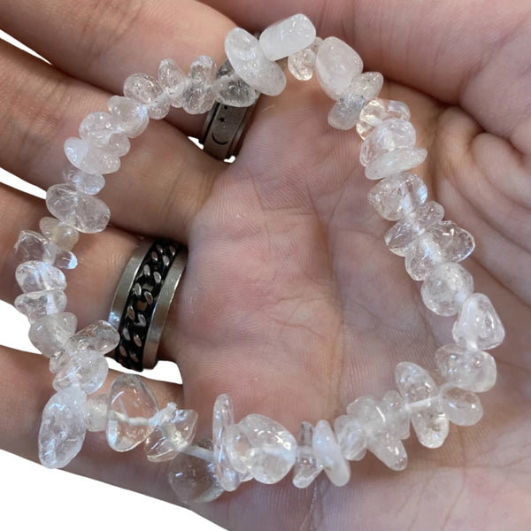 Edelsteen Splitarmband Bergkristal