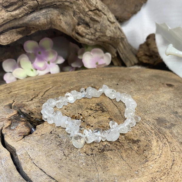 Edelsteen Splitarmband Bergkristal