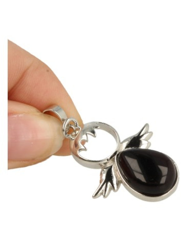Beschermengel Hanger Obsidiaan - April