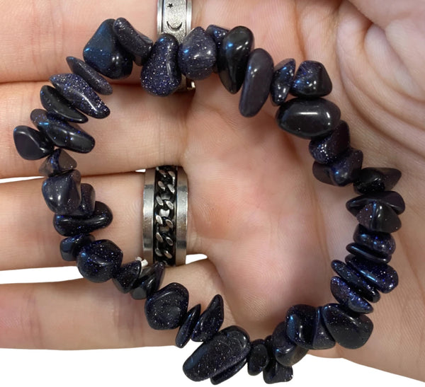 Edelsteen Splitarmband Blaufluss