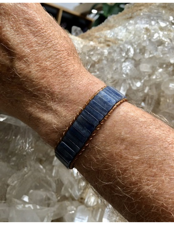 Edelsteen Armband Blauwe Kwarts Gipsy