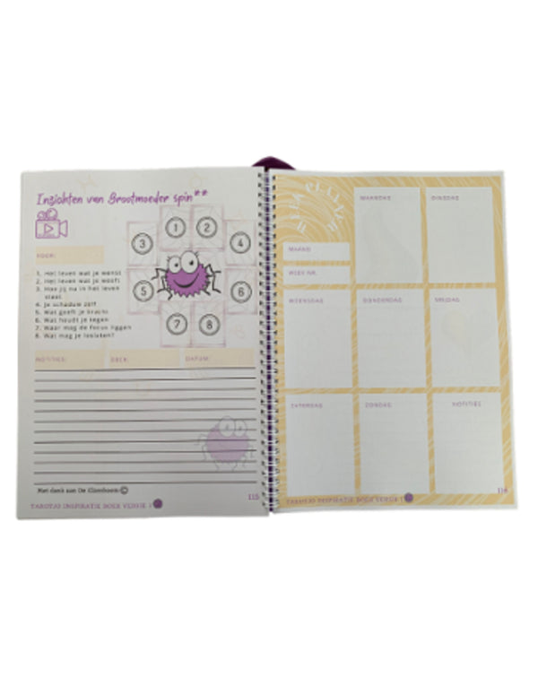 TarotJo Inspiratieboek Weekagenda 154 Pagina's Bonus Online Uitlegvideo's Jolanda Sieta de Jong