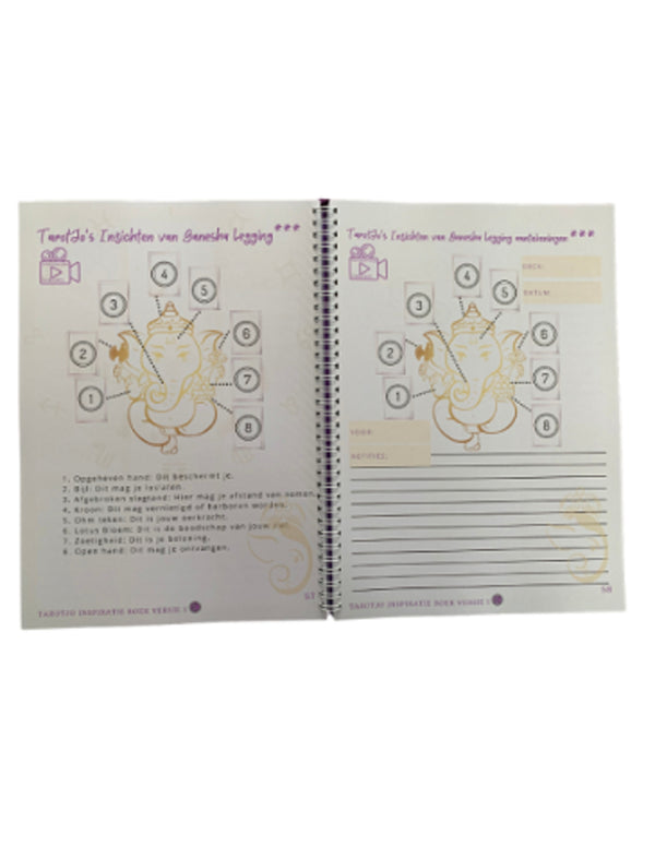 TarotJo Inspiratieboek Weekagenda 154 Pagina's Bonus Online Uitlegvideo's Jolanda Sieta de Jong