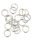 Zilverkleurige Buigringen - 5 x 0,7 mm (20 stuks)