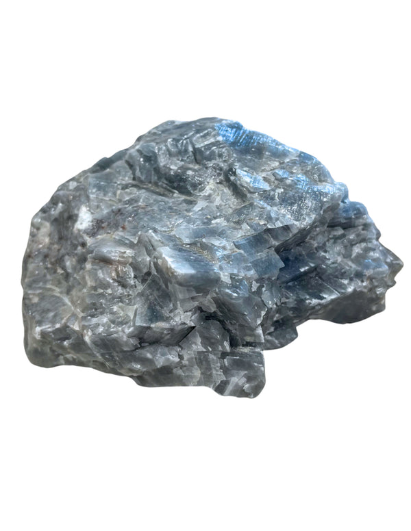 Ruw blauwe Calciet uit Mexico voor decoratie en sfeer