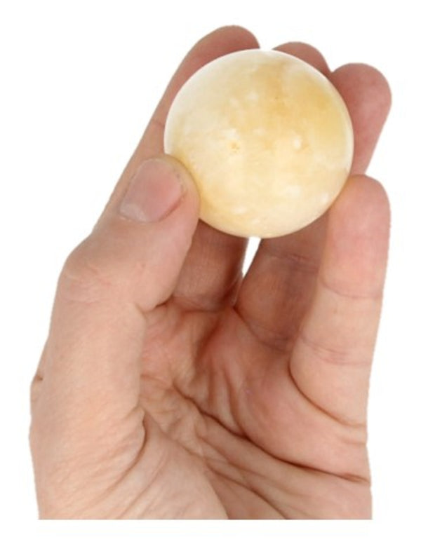 Bol van Edelsteen Calciet Geel (4 cm)