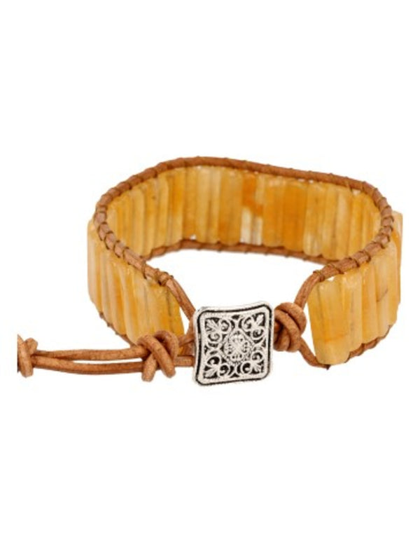 Edelsteen Armband Calciet Geel Gipsy