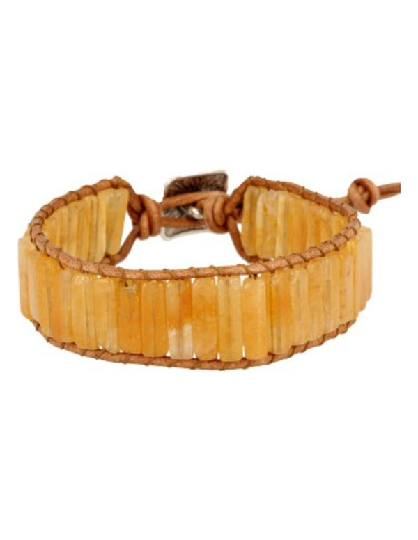 Edelsteen Armband Calciet Geel Gipsy