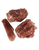 Calciet rood ruw, p/kg