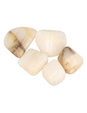 Calciet strepen 500 gr. trommelstenen (mt3)