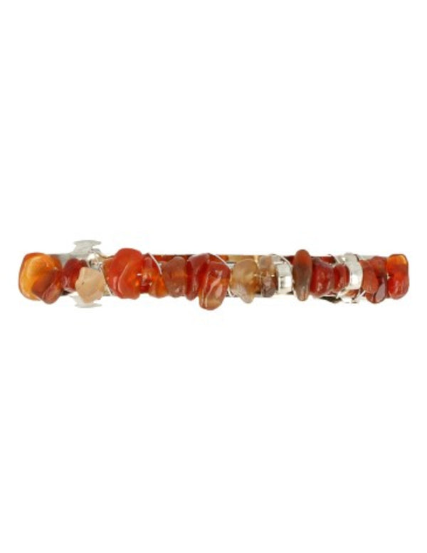 Edelsteen Haarclip Carneool - 7 cm