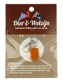 Carneool halsband hanger Dier & Welzijn