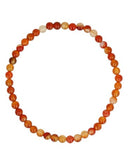 Carneool kralenarmband 4 mm
