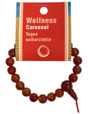 Carneool powerbead armband + kaart