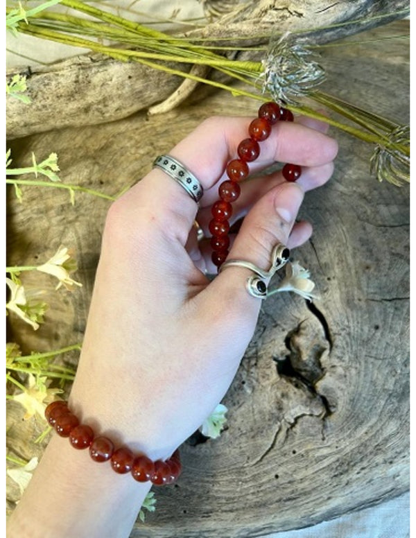 Edelsteen Armband Carneool Powerbead