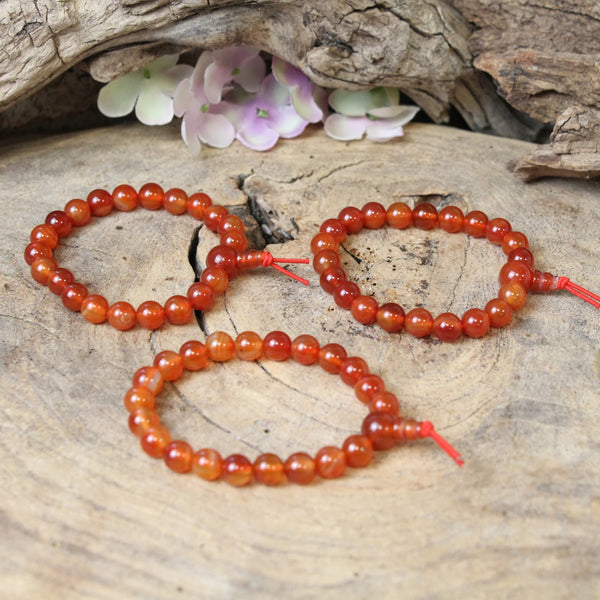 Edelsteen Armband Carneool Powerbead