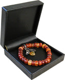Carneool Ruby Mania armband nr 23, rond