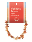 Carneool splitarmband + kaart