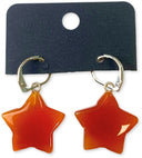 Carneool ster oorbellen - fashion jewelry