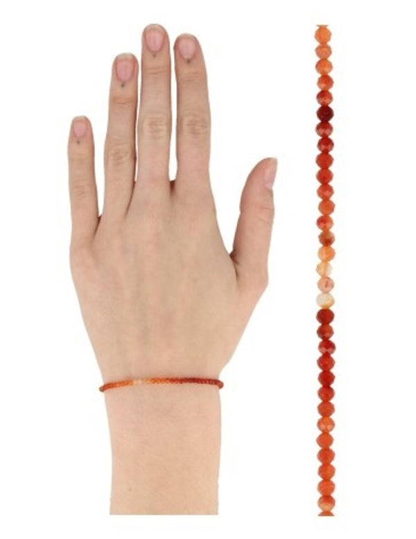 Edelsteen Armband Carneool - Summer Vibes