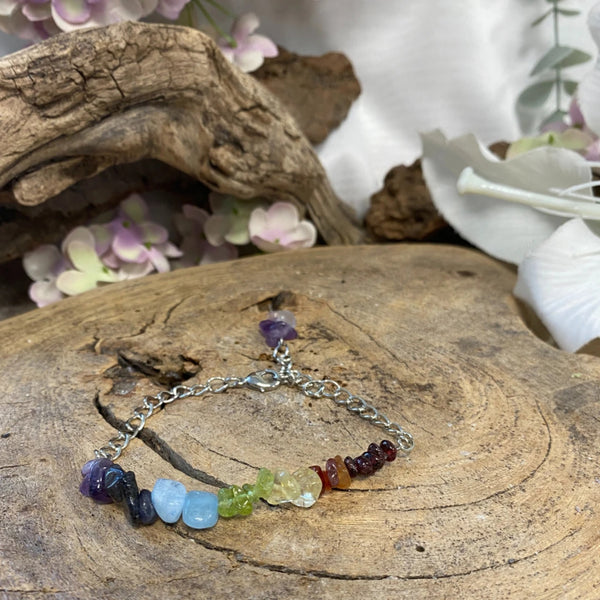 Edelsteen Splitarmband Chakra Bararmband