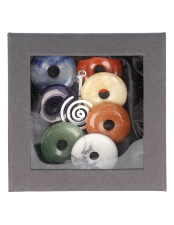 Donut Chakra - Set van 7 stenen (30 mm)