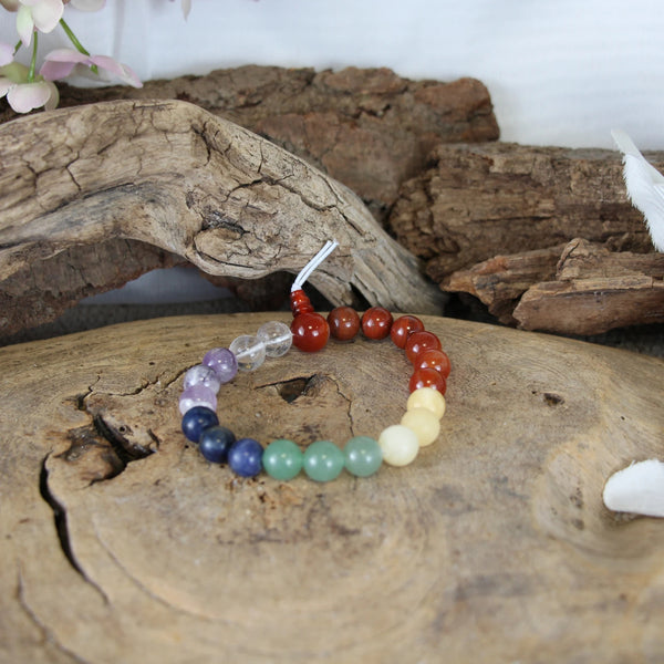 Extra Lange Powerbead Chakra Armband voor Mannen