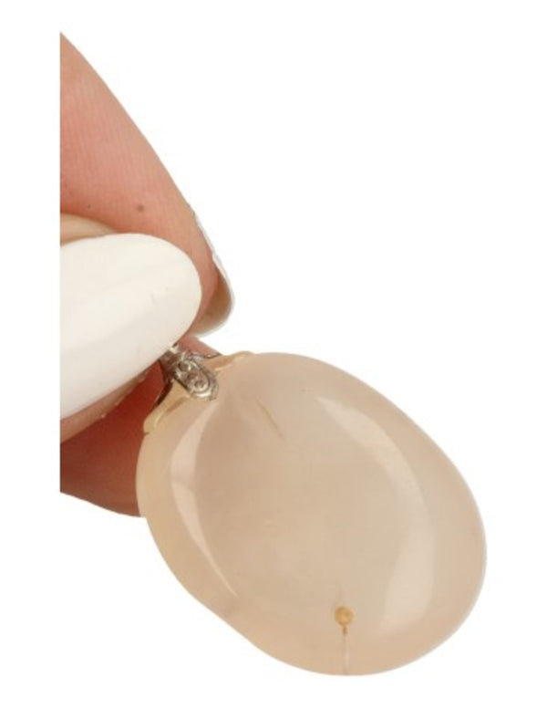 Edelsteen Hanger Chalcedoon Roze