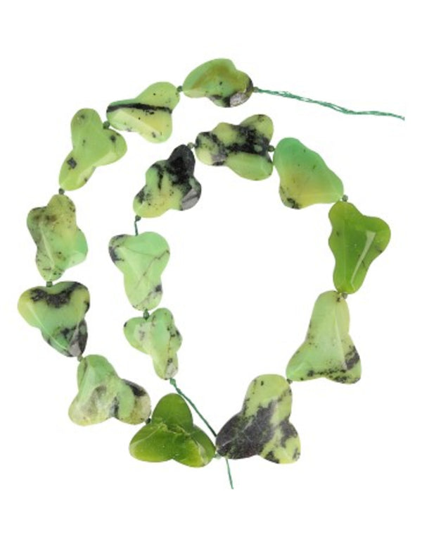 Chrysopraas vorm kralen streng