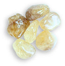 Citrien natuur 50 gr. trommelstenen (mt3) met info
