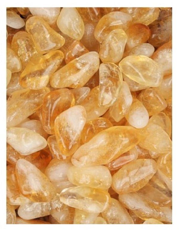 Citrien trommelstenen (verhit) (mt2)