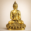 Boeddha Beeld Amithaba Japans Messing 20 cm