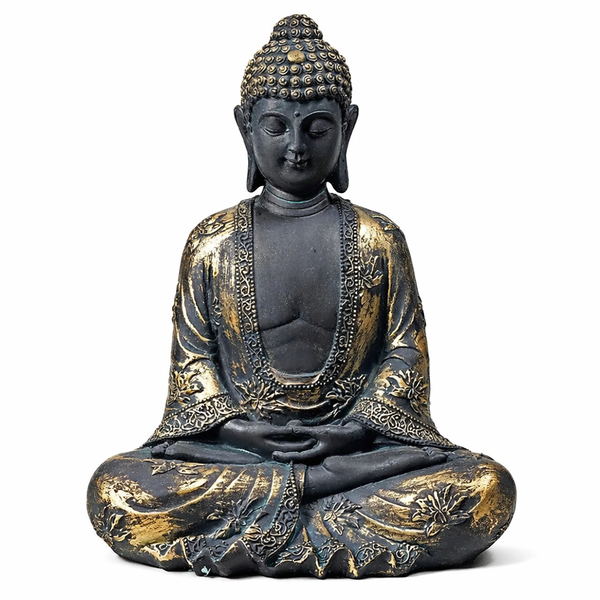 Boeddha Beeld Japanse Polyresine 19x12x24 cm